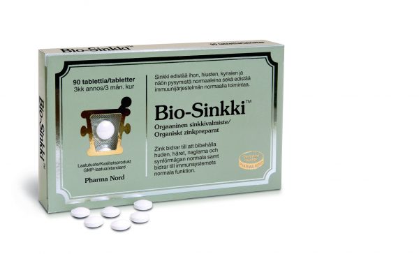 Pharmanord Bio-Sinkki® sinkkiglukonaatti 15 mg 90 kaps