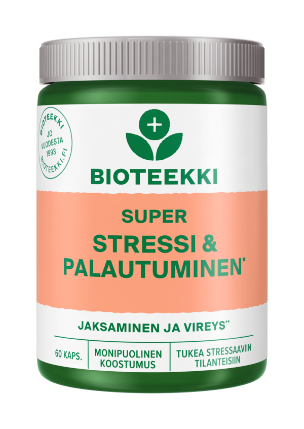 Bioteekki super stressi ja palautuminen 60kaps